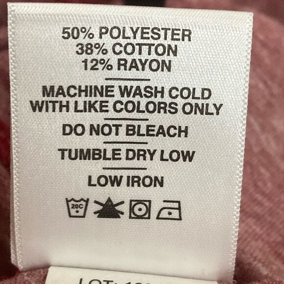 American Giant Lightweight Hoodie Womens L Bonfire Red Full Zip Sweatshirt USA - Picture 10 of 11